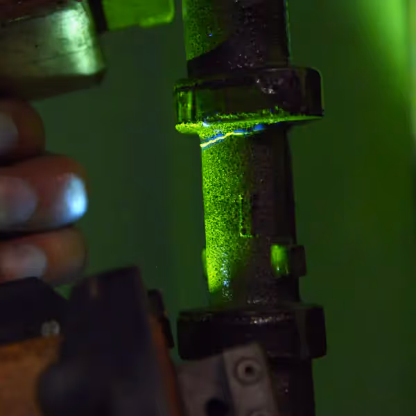 Magnetpulverprüfung Zum Verfahren Magnetpulverprüfung