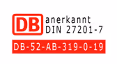 Zertifikat DIN 27201-7 Inspektionsbescheinigung Bahn Zertifikat DIN 27201-7 Inspektionsbescheinigung Bahn
